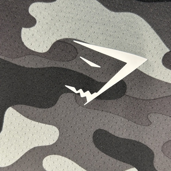 Gymshark Arrival Camouflage T-Shirt Short Sleeve Men’s Size Large Active Sporty - Picture 6 of 7